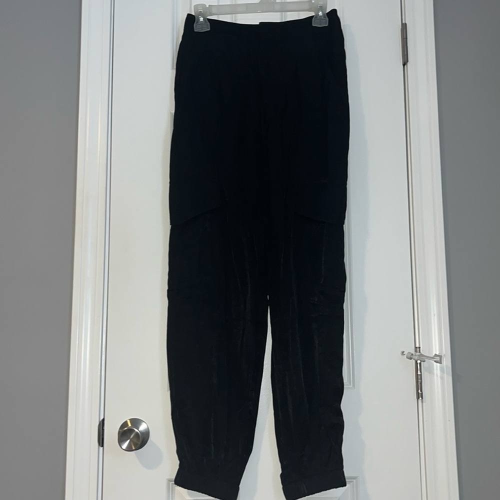 Silk Cargo Pants